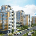 Modern residential complexes